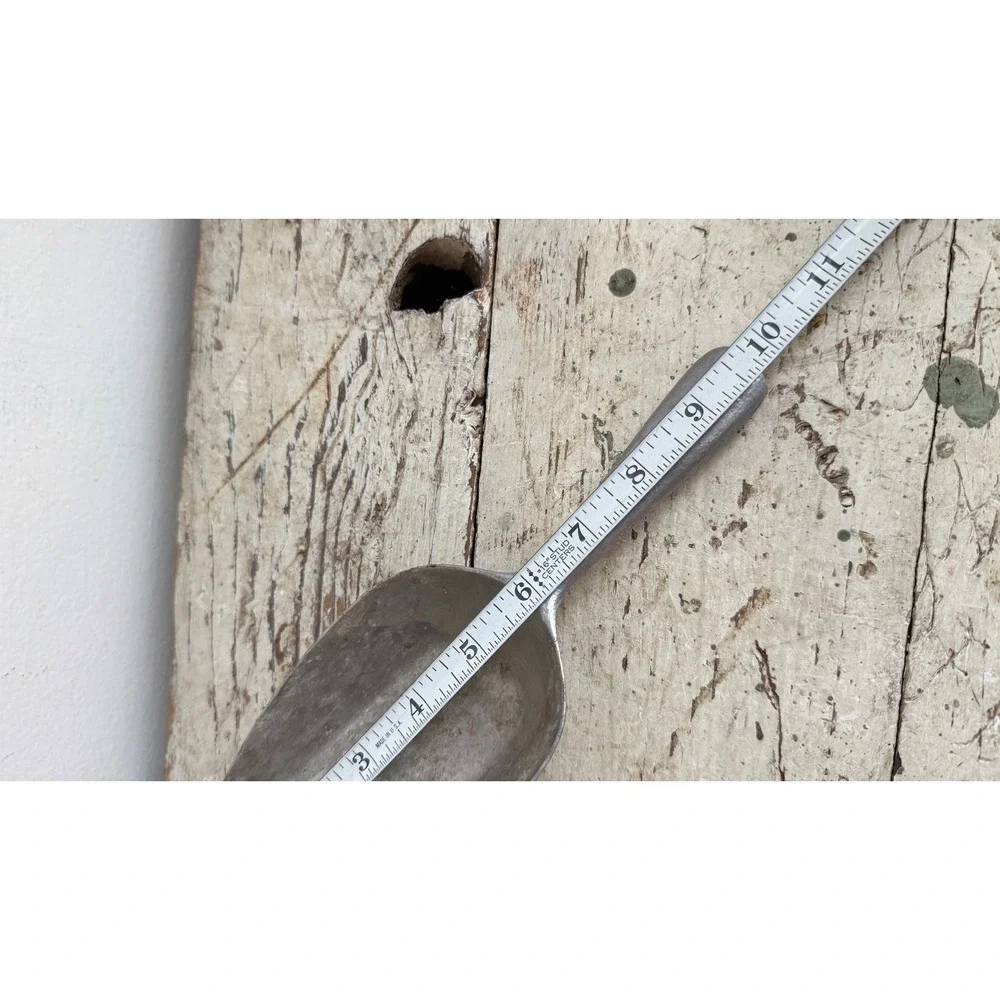 Vintage West Germany 240 Cast Aluminum Hand Scoop Industrial Utility Tool 9.5